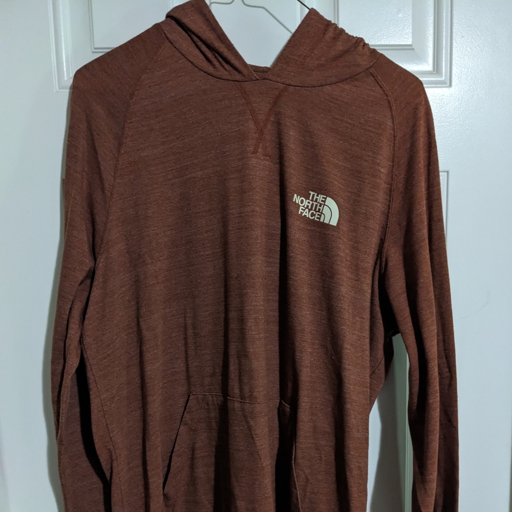 North Face hooded tee men's size large